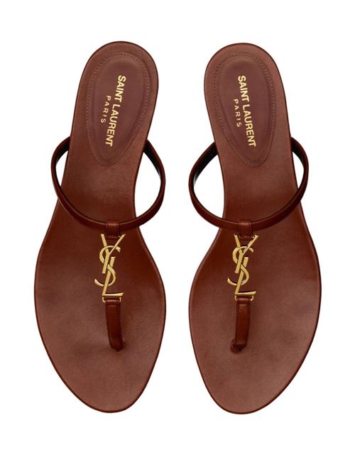 Sandal with logo SAINT LAURENT | 785629AADGZ2603